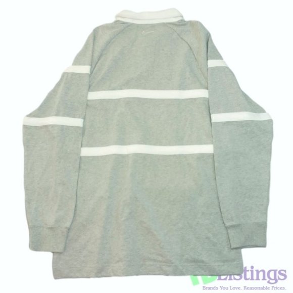 Nike Men's Swoosh Sweatshirt - Gray - Picture 2 of 8